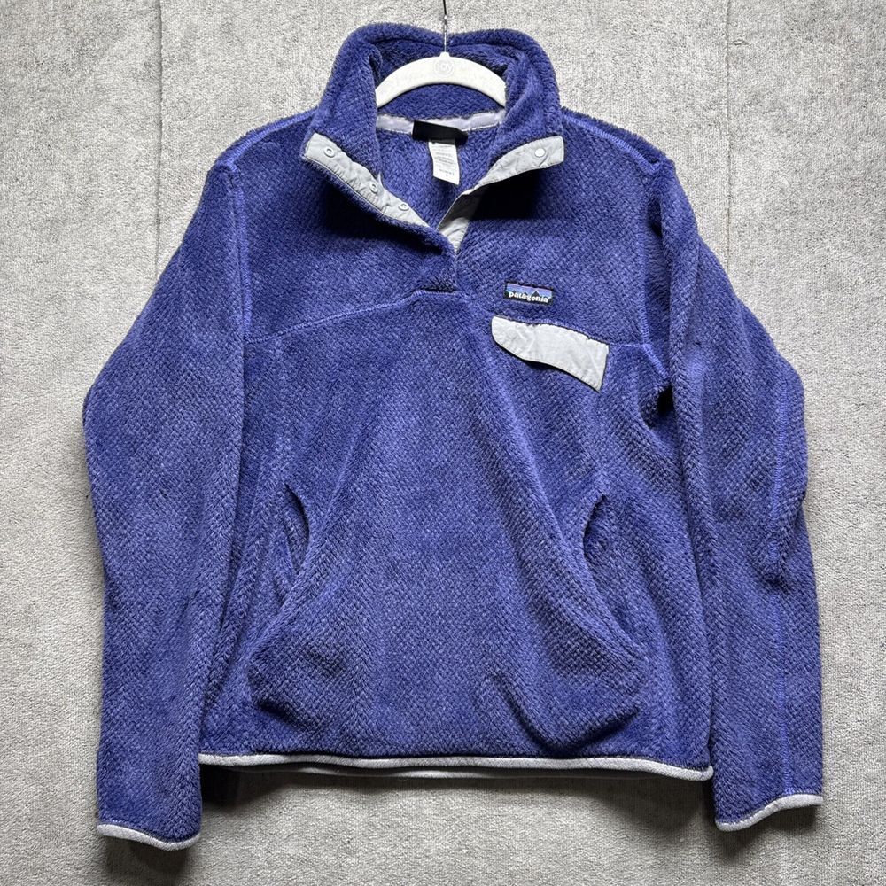 Patagonia Re-Tool Snap-T Fleece Pullover Womens‎ Small Purple